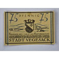 75  пфеннигов  Германия нотгельд