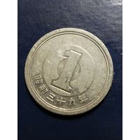 Япония 1 йена 1964