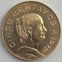 Мексика 5 сентаво 1972 г.