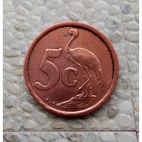 5 центов 1996 года ЮАР. Южно-Африканская Республика.