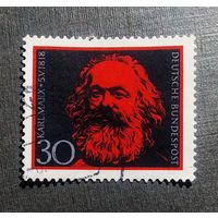 Марка Германия 1968 год Карл Маркс