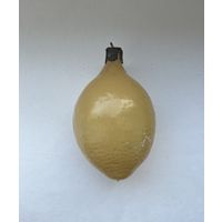 Елочная игрушка Лимон СССР К.20