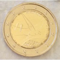 Эстония 2 евро 2023г. Деревенская ласточка