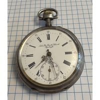 Часы Механика . Серебро 800 проба .  Вес 85 грамм . Идут