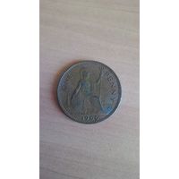 Великобритания, 1 пенни 1966 года.