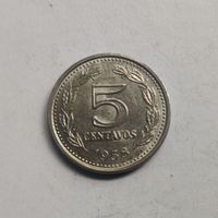 Аргентина 5 сентаво 1958 г.