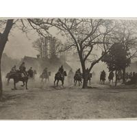 Фото ПМВ Кавалерия, наступление на Брест.Из альбома 4 армии австро-венгрии.Оригинал!
