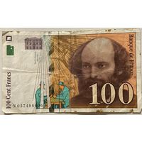 Банкнота 100 франков Франция 1998 год. Поль Сезанн