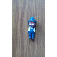 V Рекламный персонаж: фигурка заправщик АЗС ARAL (механик, сервисмен VW BEETLE) - Werbefiguren: Vintage ARAL Keychain motor oil Gas Station Service) Z