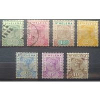 Британские колонии. Остров Святой Елены, 1890-1897г. Полная серия SG46-52