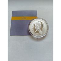 10 рублей 2022 Белая синица тираж 750 штук