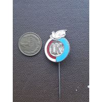 Значок тяжелый, эмали LK. Латвия С 1 рубля