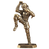 Статуэтка Каратист в повязке Бронза