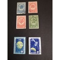 Марки СССР. Награды 1944 г. Космос 1960 г.
