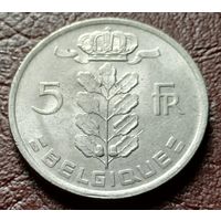 Бельгия 5 франков, 1977   BELGIQUE    ( 1-11-6 )