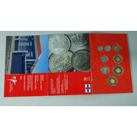 Антильские острова (Антилы), годовой набор 8 монет (Нидерланды/Голландия) 2008 год, 1+5+10+25+50 центов 1+2,5+5 гульденов, Proof.