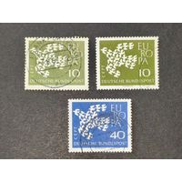 Германия 1961. Европа (C.E.P.T.) 1961 - Голуби. Полная серия