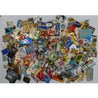 Значок СССР Одним лотом 160 шт. С рубля