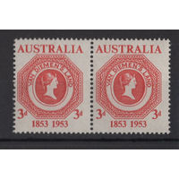 Австралия /Australia 1953** 100 лет маркам Тасмании Королева Виктория Mi#241