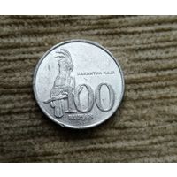 Werty71 Индонезия 100 рупий 2001 черный пальмовый какаду