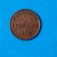1 пфенниг (1864г.) Бавария.Состояние!!!