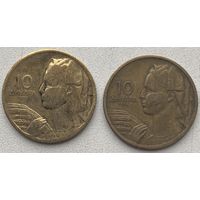 Югославия 10 динар 1955 г. Цена за 1 шт.