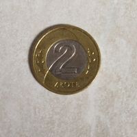 2 злотых 2017 Польша