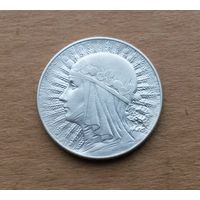 Польша, 5 злотых 1933 г., серебро 0.750, Полония (Ядвига)