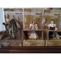 Фигурки Король и Принцесса ,Тулон одним лотом,Schleich(Германия) филигранно выполненные(3 ед.)