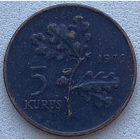 Турция 5 курушей 1972 г.