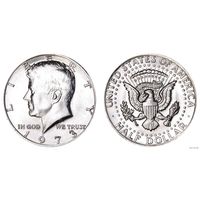 Пол доллара США 1973 год Кеннеди (Состояние на фото,редкий год)