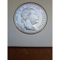 1 Florin 1884. Francis Joseph I. Austrian Empire
