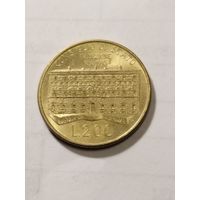 Италия 200 лир "100-летие Государственного совета" 1990