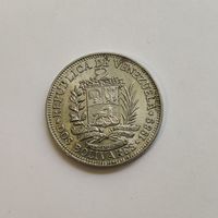 Венесуэла 2 боливара 1989 г.