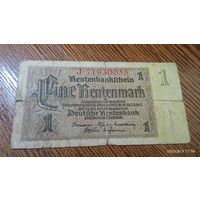 Германия 1 рентмарка 1937