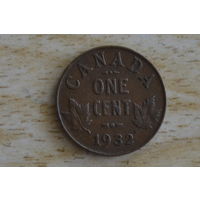 Канада 1 цент 1932 с 1 руб