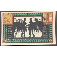 Нотгельд 50 пфеннигов 1921 год. Биттерфельд,. Веймарская республика