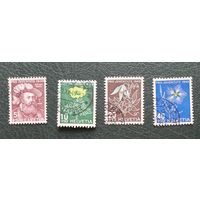 Швейцария 1949 Pro Juventute флора полная серия