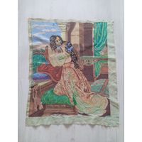 Вышивка старинная картина винтаж