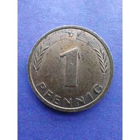 Германия ФРГ 1 пфенниг 1989 D