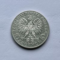 Монета СЕРЕБРО Польша 10 злотых 1933 год Ядвига ОТЛИЧНЫЕ