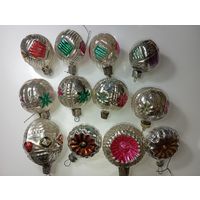 Ёлочные игрушки - Фонарики , СССР .