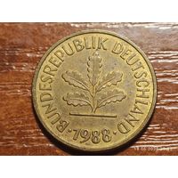 Германия 5 пфеннигов 1988 J