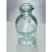 Витражная Аптечная бутылка ( пузырек с буквами на дне КО ) .