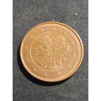 Германия 5 евроцентов 2021 D