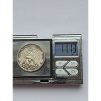 2 марки 1913 года, 100 лет объявлению войны против Франции. Пруссия (1871-1918). Серебро 900. Монета не чищена. В2 45631.