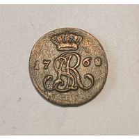 Панятоўскi. 1/2 Гроша 1768. Очень хороший! Краков
