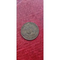 Великобритания 1/2 пенни 1967