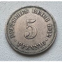 Германия 5 пфеннигов, 1912 A 2-12-22