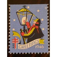 США 1946. Рождество. Фонарщик